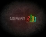 Library Neon Sign - Licht reclame _