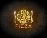 Pizza Yellow LED Neon Sign - Neon verlichting_