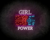 Girl power Neon Sign - Licht reclame _
