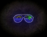 Summer glasses Neon Sign - Licht reclame _