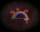 Rainbow art LED Neon Sign - Neon verlichting_