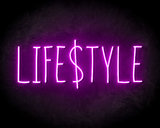 Lifestyle Neon Sign - Neonreclame borden_