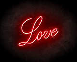 Love Neon Sign - Neonreclame borden_