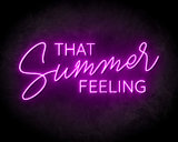 That Summer Feeling neon sign - LED neon reclame bord_