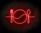 Cutlery Neon Sign - Neonreclame borden_