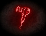 Blow Dryer Neon Sign - Neonreclame borden_