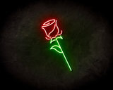 Rose Neon Sign - Neonreclame borden_