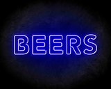 Beers Neon Sign - Neonreclame borden_
