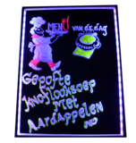 2 stuks : LED schrijfbord 40cm*60cm | 90 functies_