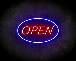 OPEN ROND neon sign - LED neon reclame bord