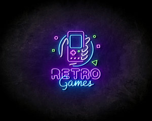 RETRO GAME Neon Sign - Licht reclame 