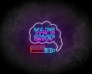 VAPE SHOP Neon Sign - Licht reclame 