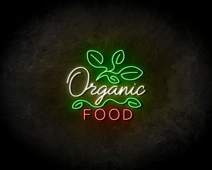 Organic Food LED Neon Sign - Neon verlichting