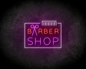 Barber Shop Roze LED Neon Sign - Neon verlichting