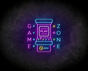 Game Zone LED Neon Sign - Neon verlichting