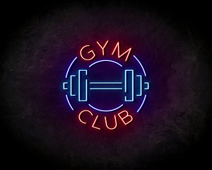 Gym Club LED Neon Sign - Neon verlichting