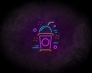 Milkshake Neon Sign - Neonreclame borden