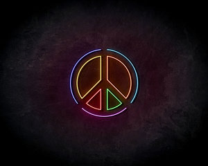 Peace Neon Sign - Neonreclame borden Peace Neon Sign - Neonreclame borden