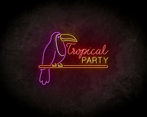 Tropical party Neon Sign - Licht reclame 