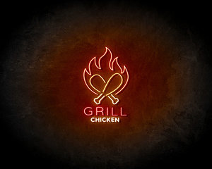 Grill chicken LED Neon Sign - Neon verlichting