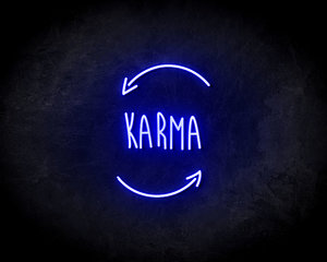 Karma Neon Sign - Neonreclame borden Karma Neon Sign - Neonreclame borden