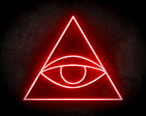 Evil Eye Neon Sign - Neonreclame borden