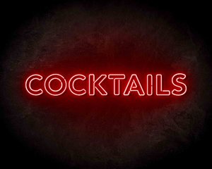 Cocktails neon sign - LED neon reclame bord Cocktails neon sign - LED neon reclame bord