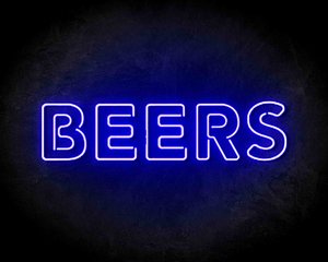 Beers Neon Sign - Neonreclame borden