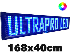 UltraPro series - Professionele LED lichtkrant afm. 168 x 40 x 7 cm UltraPro series - Professionele LED lichtkrant afm. 168 x 40 x 7 cm