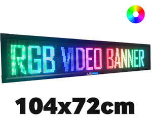 UltraPro LED video lichtkrant 104*72cm - RGB