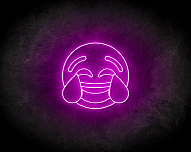 LAUGH SMILEY neon sign - LED neon reclame bord