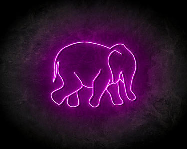 OLIPHANT LINE ART neon sign - LED neon reclame bord