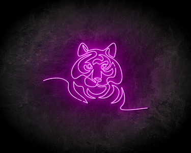 TIGER neon sign - LED neon reclame bord