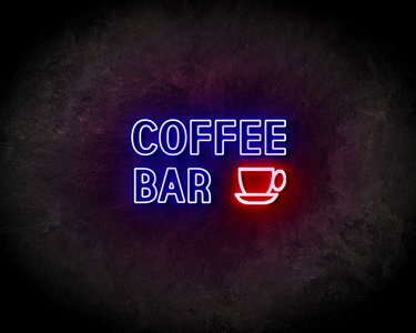 COFFEE BAR neon sign - LED neon reclame bord