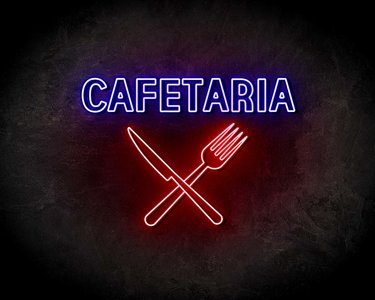 CAFETARIA neon sign - LED neon reclame bord