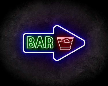 BAR neon sign - LED neon reclame bord