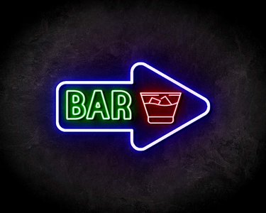 BAR neon sign - LED neon reclame bord