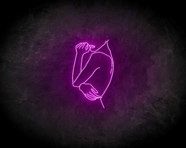 WOMEN BODY LINE ART neon sign - LED neon reclame bord