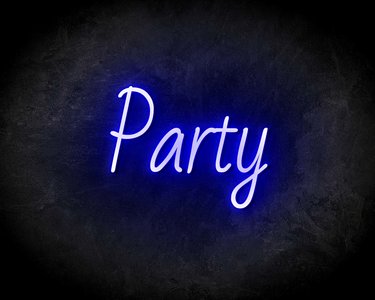 PARTY neon sign - LED neon reclame bord neon letters verlichting