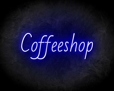 COFFEESHOP neon sign - LED neon reclame bord neon letters verlichting