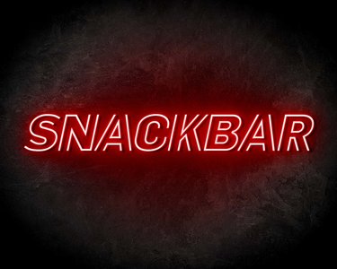 SNACKBAR LUXE neon sign - LED neon reclame bord neon letters verlichting