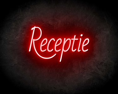 RECEPTIE SIMPEL neon sign - LED neon reclame bord neon letters verlichting