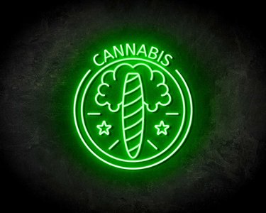 CANNABIS neon sign - LED neon reclame bord