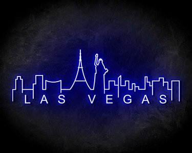 LAS VEGAS neon sign - LED neon reclame bord