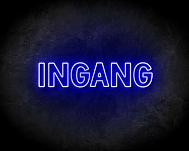 INGANG neon sign - LED neon reclame bord neon letters verlichting