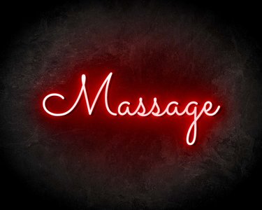 MASSAGE neon sign - LED neon reclame bord neon letters verlichting