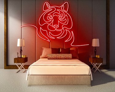 TIGER ART neon sign - LED neon reclame bord