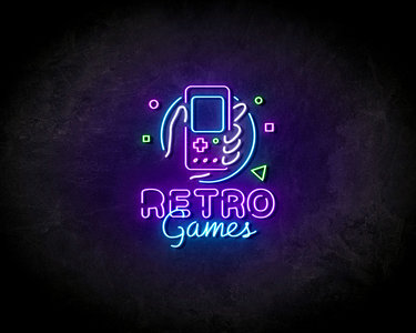 RETRO GAME Neon Sign - Licht reclame 