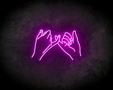Pinky Promise LED Neon Sign - Neon verlichting