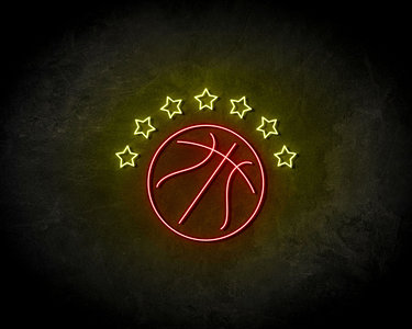 Stars basketbal LED Neon Sign - Neon verlichting